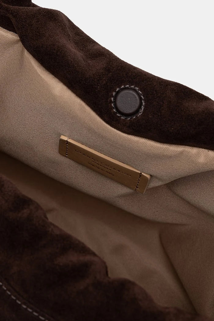 Gianni Chiarini kadın süet alışveriş çantası MORGANA
