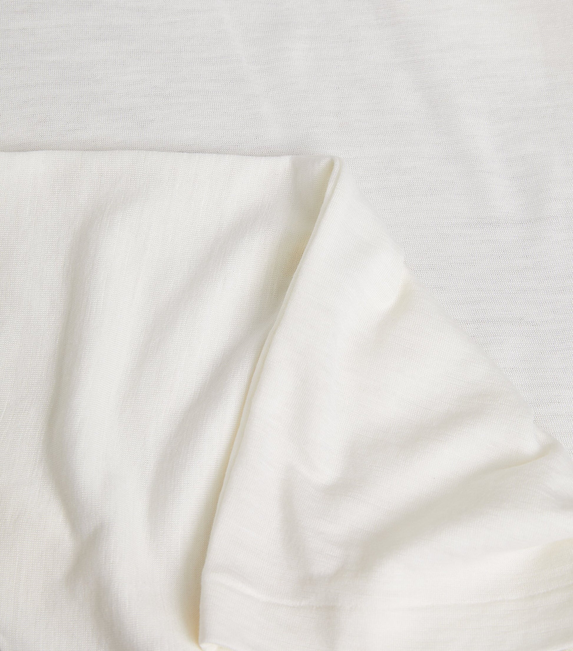 Wool and Silk Short Sleeve Top