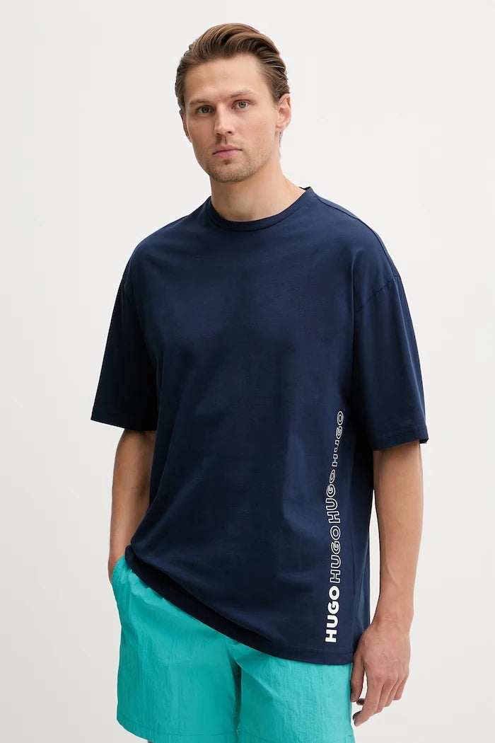 HUGO pamuklu erkek TIKI T-SHIRT
