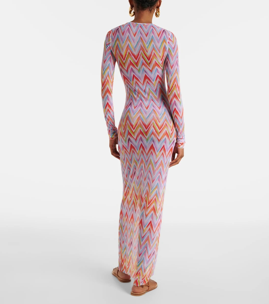 Missoni - Chevron tulle beach dress