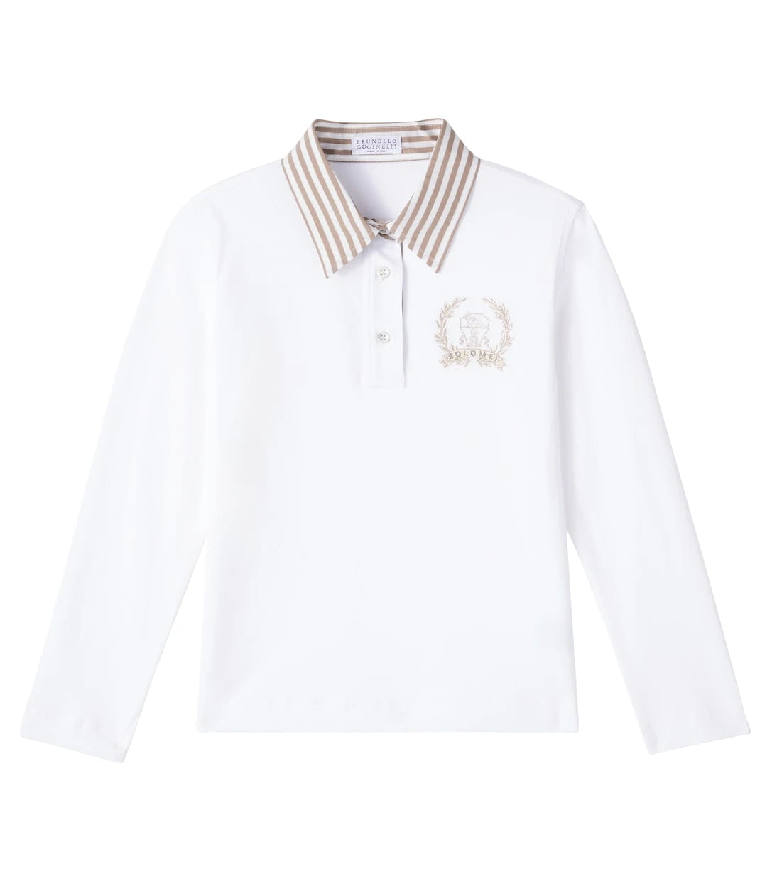 Brunello Cucinelli Kids - Cotton polo shirt
