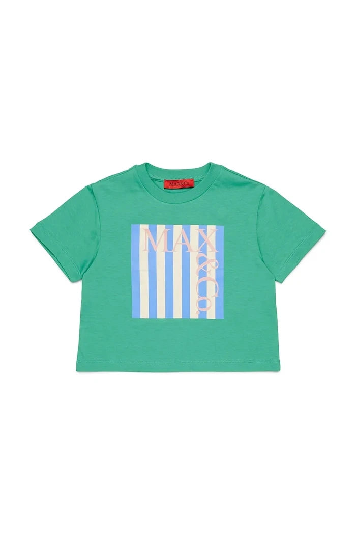 Детска памучна тениска MAX&Co. MAXT31F T-SHIRT