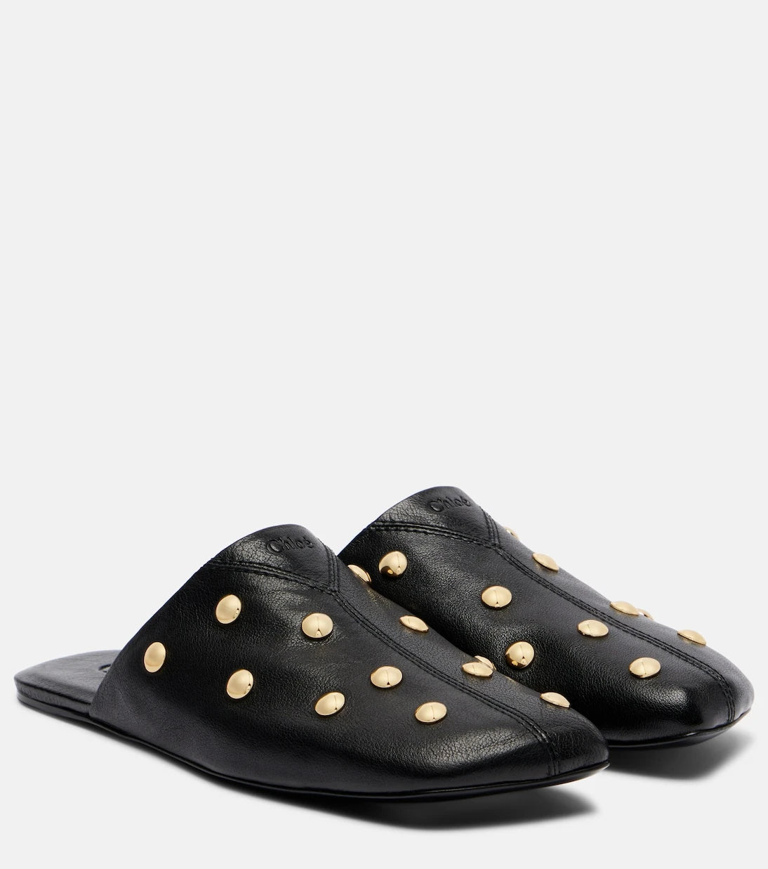 Chloé - Rita studded leather mules