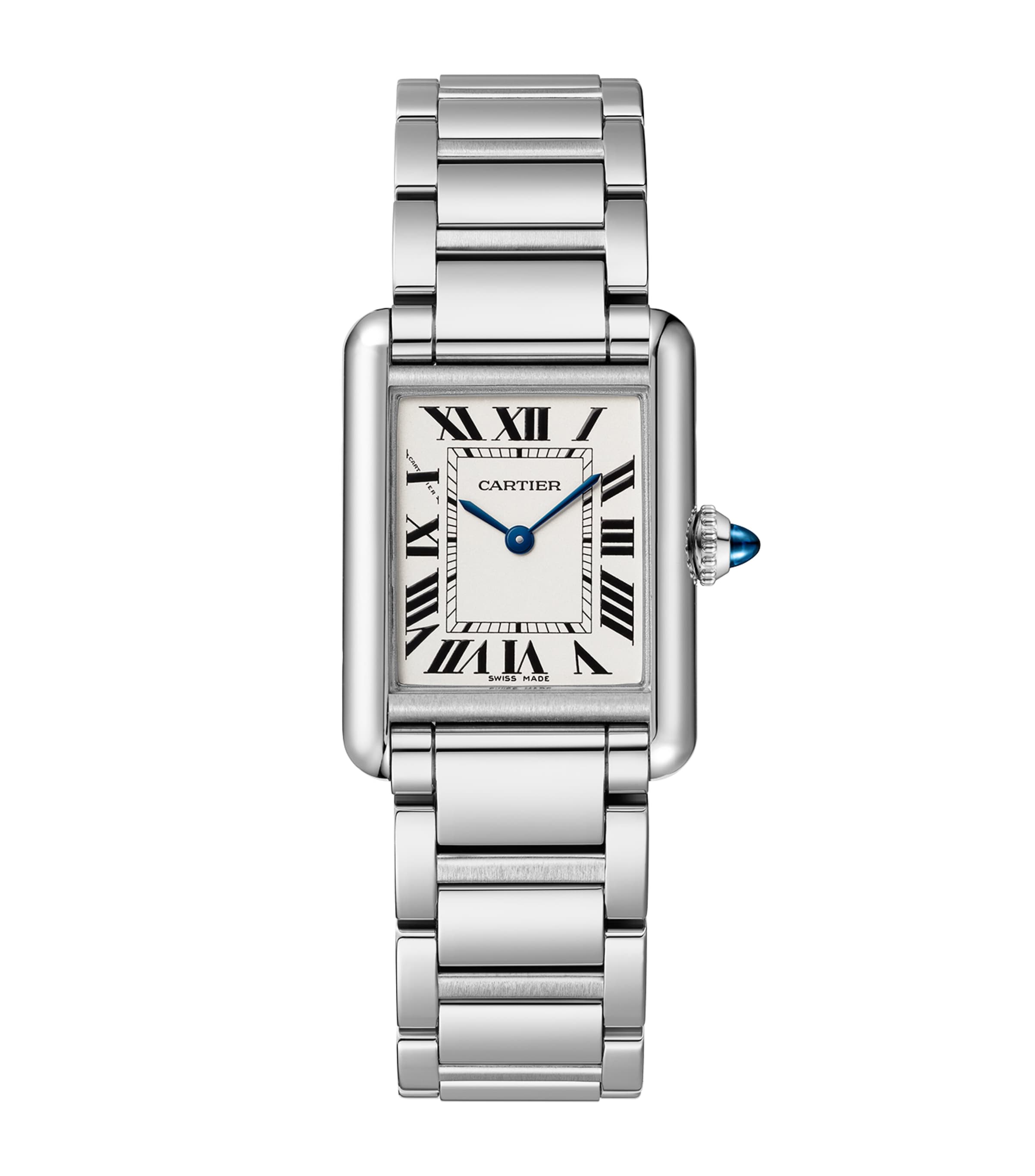 Cartier Small Steel Tank Must Watch 22mm