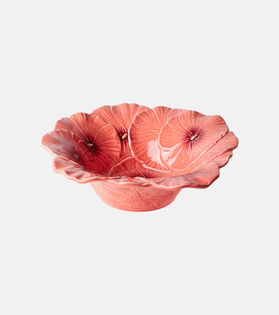 Bordallo Pinheiro - Maria Flor earthenware salad bowl