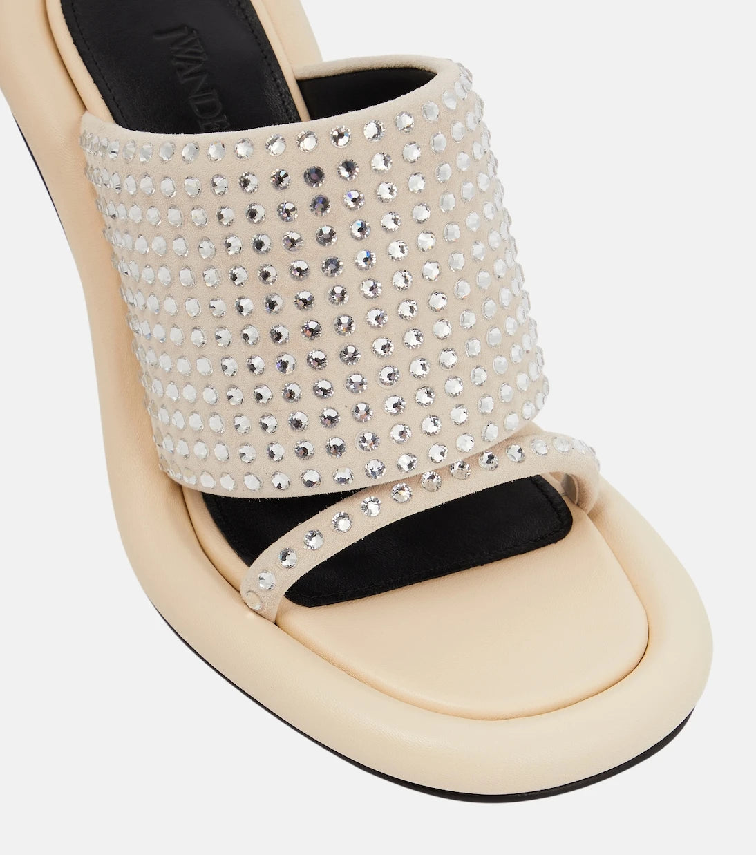 JW Anderson - Bumper Tube embellished leather sandals