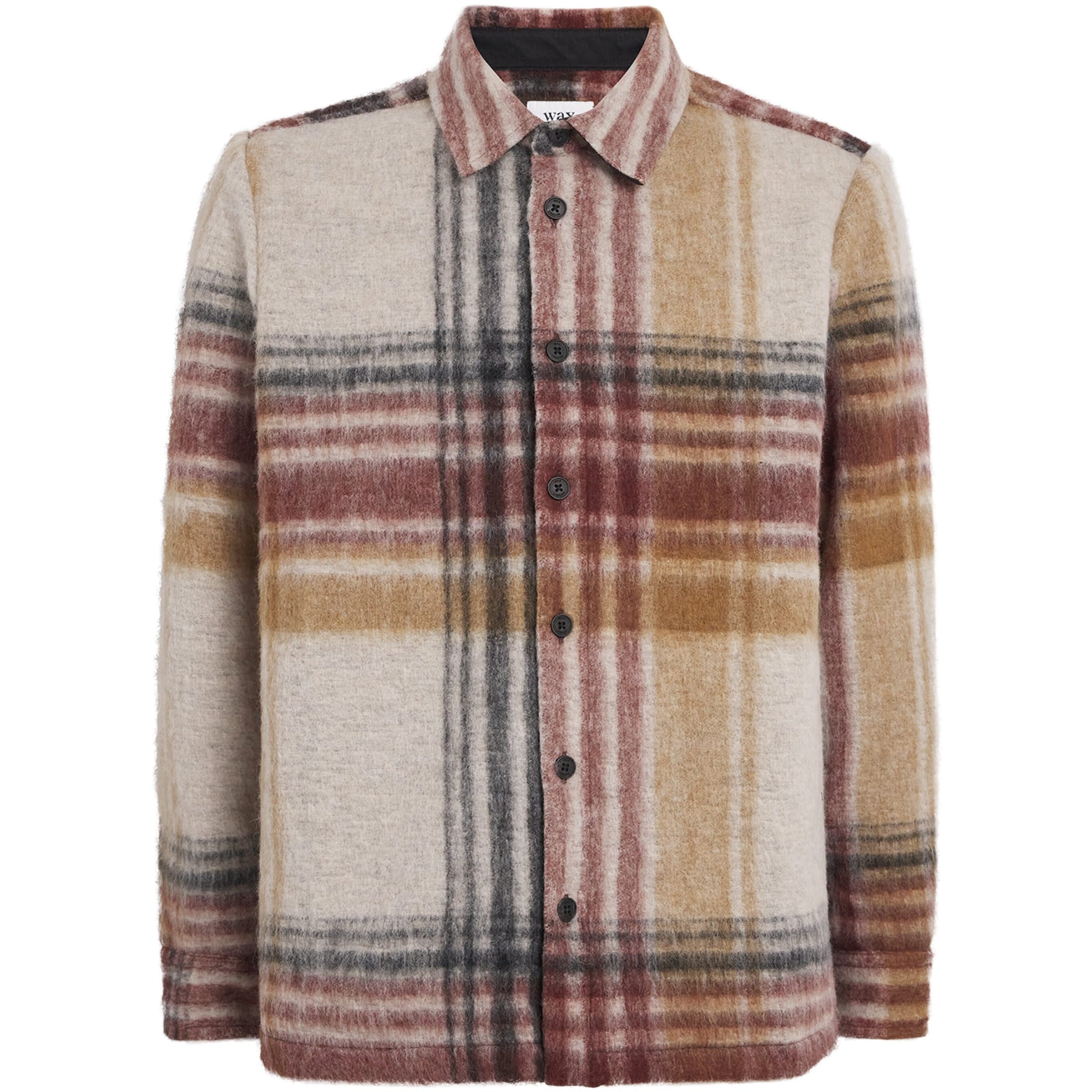 Multi Brushed Check Overshirt