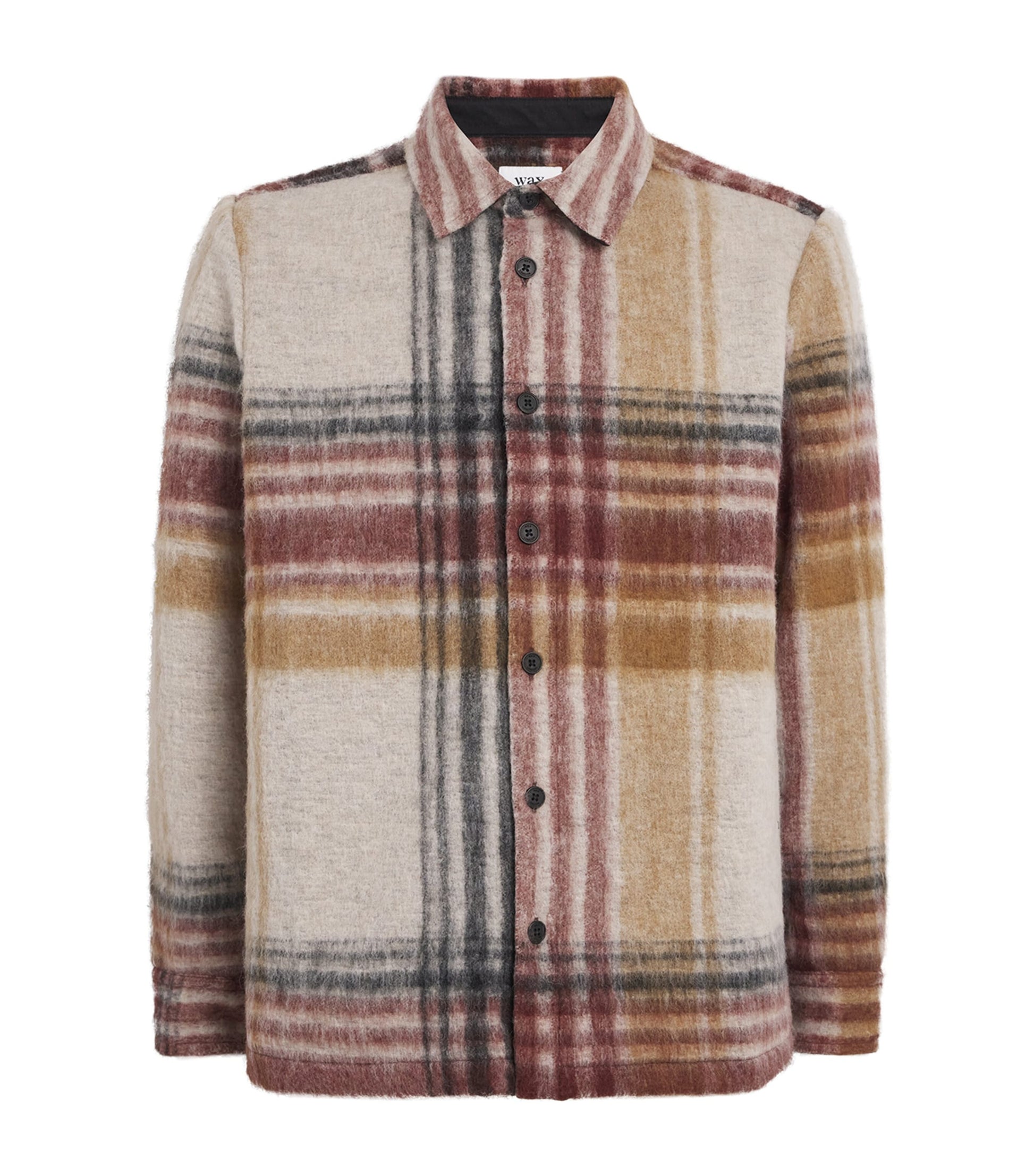 Multi Brushed Check Overshirt