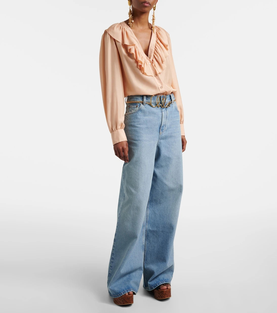 Chloé - Maxime leather wedges