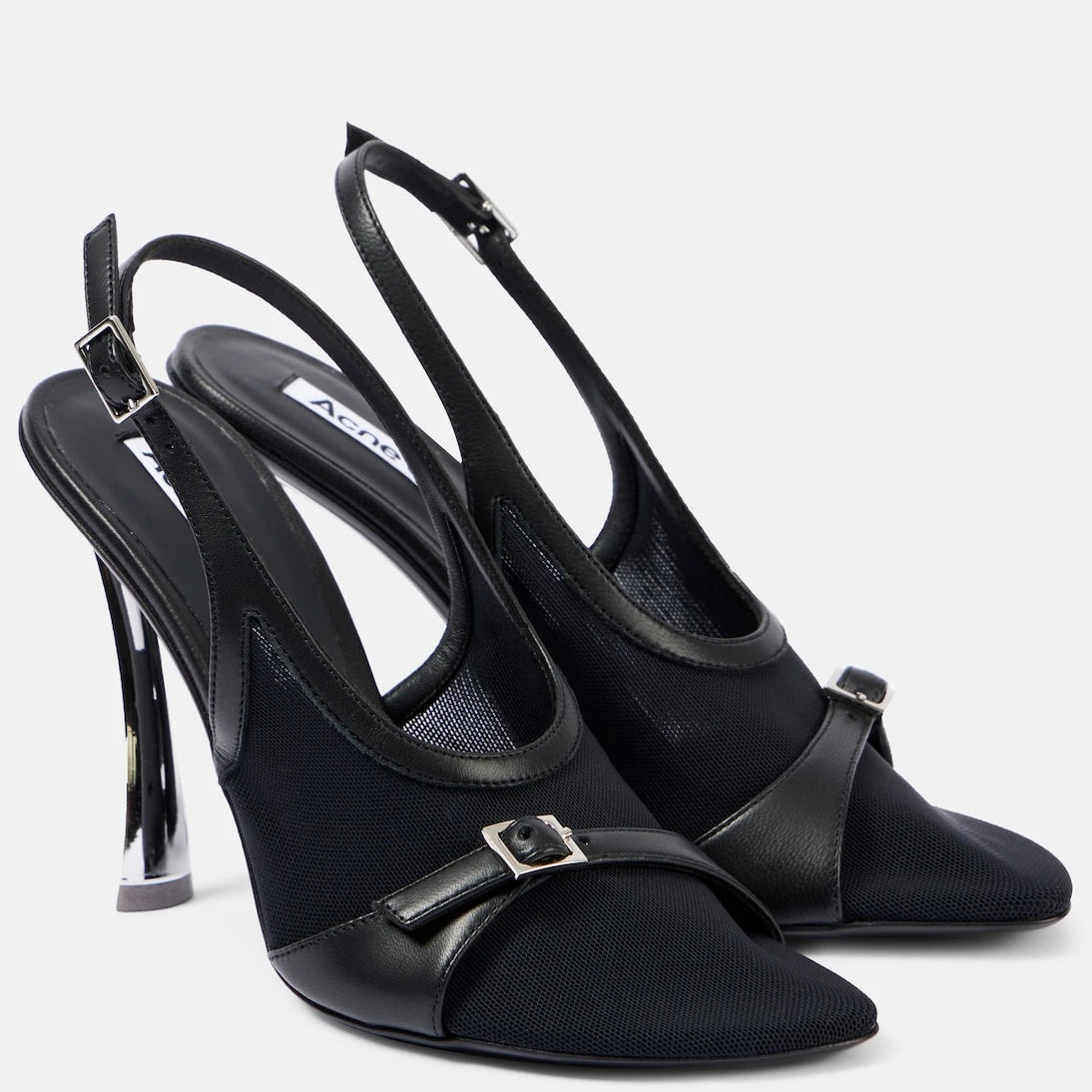 Acne Studios - Beba mesh slingback pumps