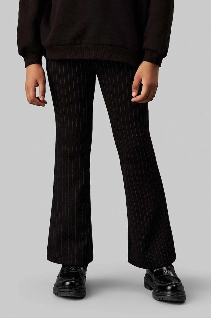 Детски панталон Calvin Klein Jeans PINSTRIPE FLARE