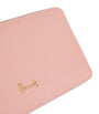 Pink Oxford Zip-Around Wallet