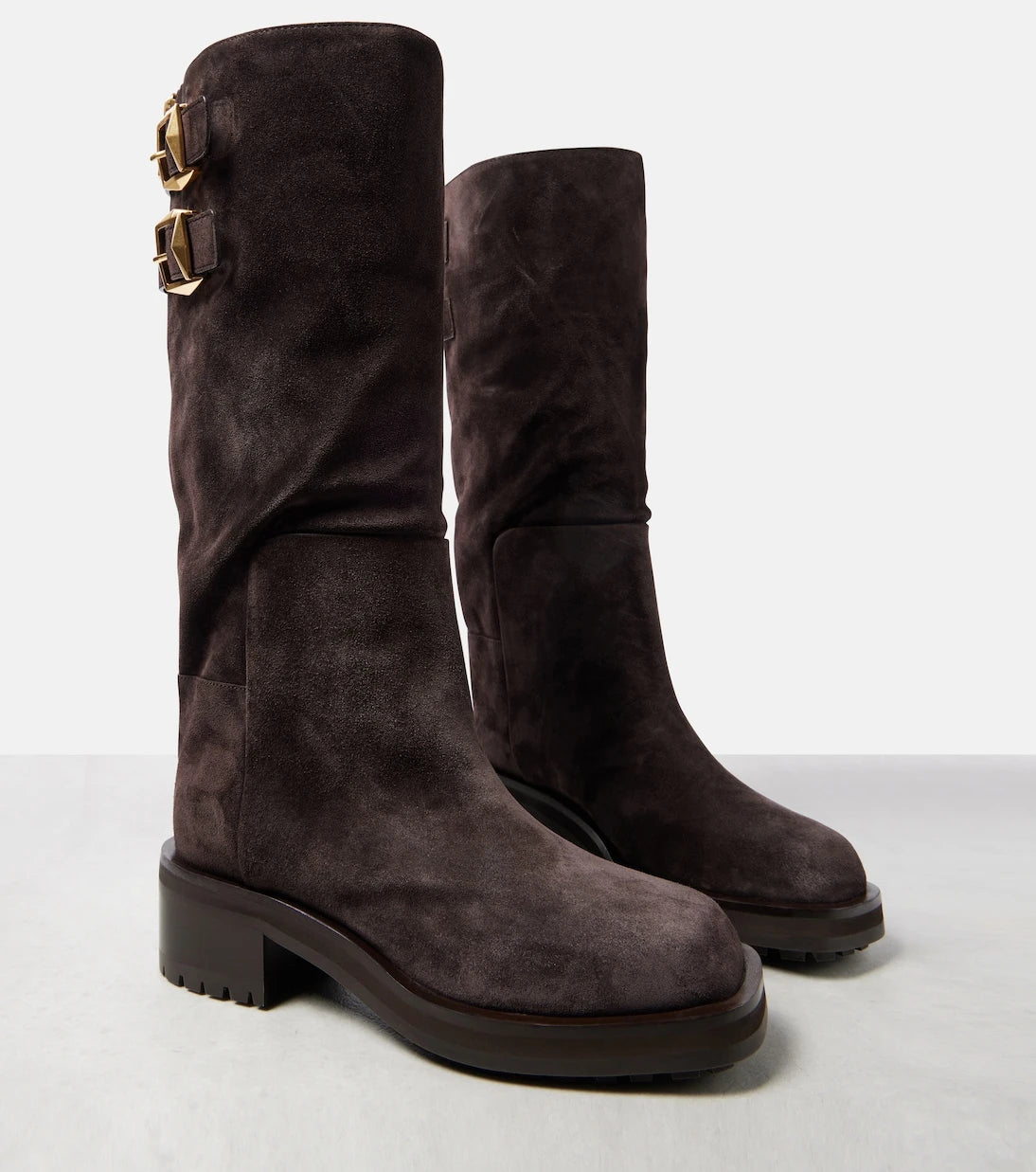 Jimmy Choo - Brooklyn Kb 50 suede knee-high boots