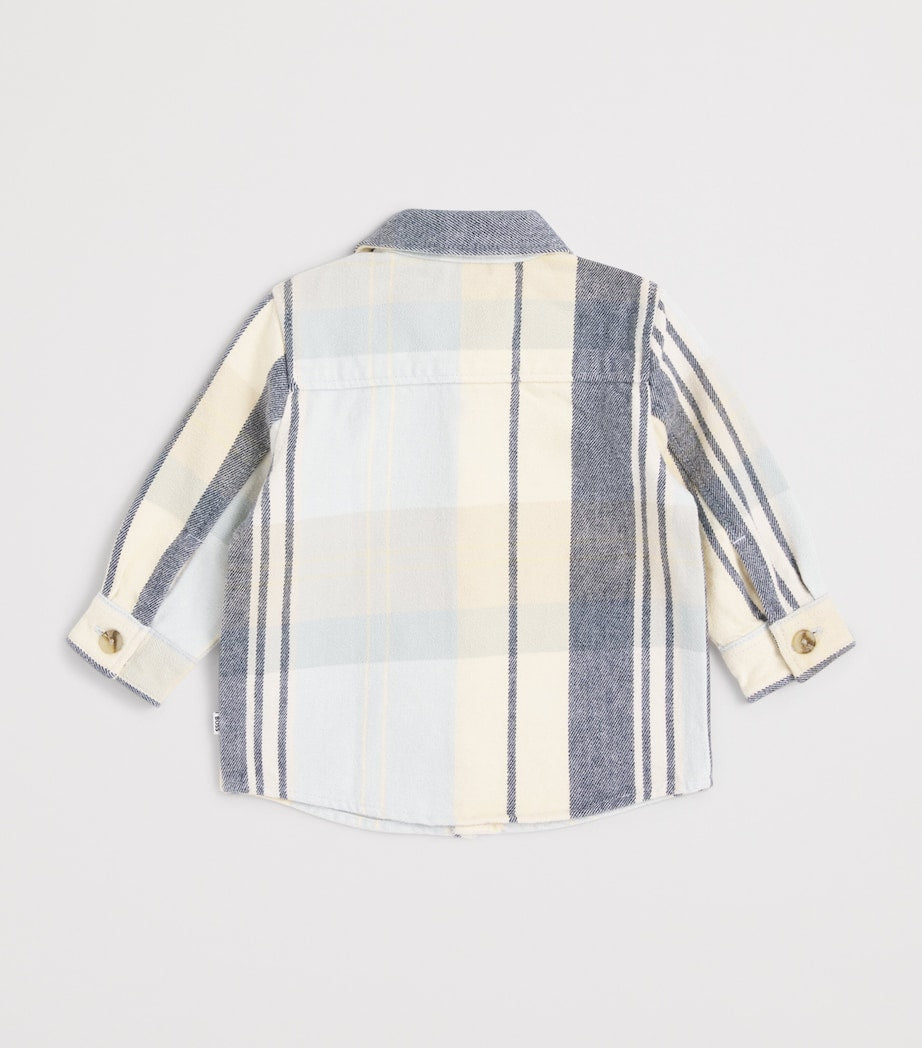 BOSS Kidswear Cotton Check Print Shirt (3 Months-3 Years)