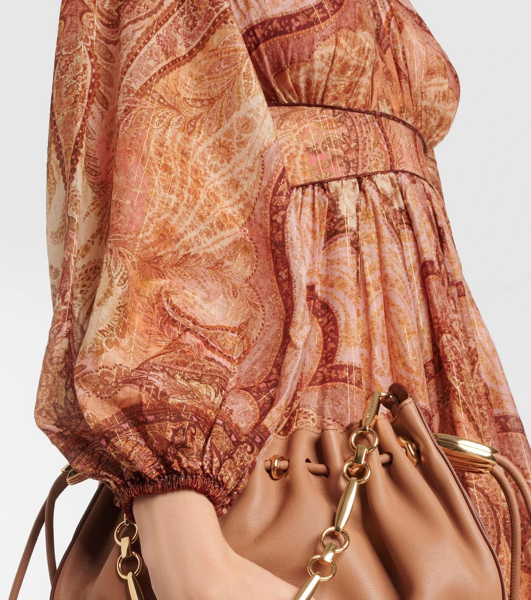 Zimmermann - فستان ميدي Wanderlust مطبوع
