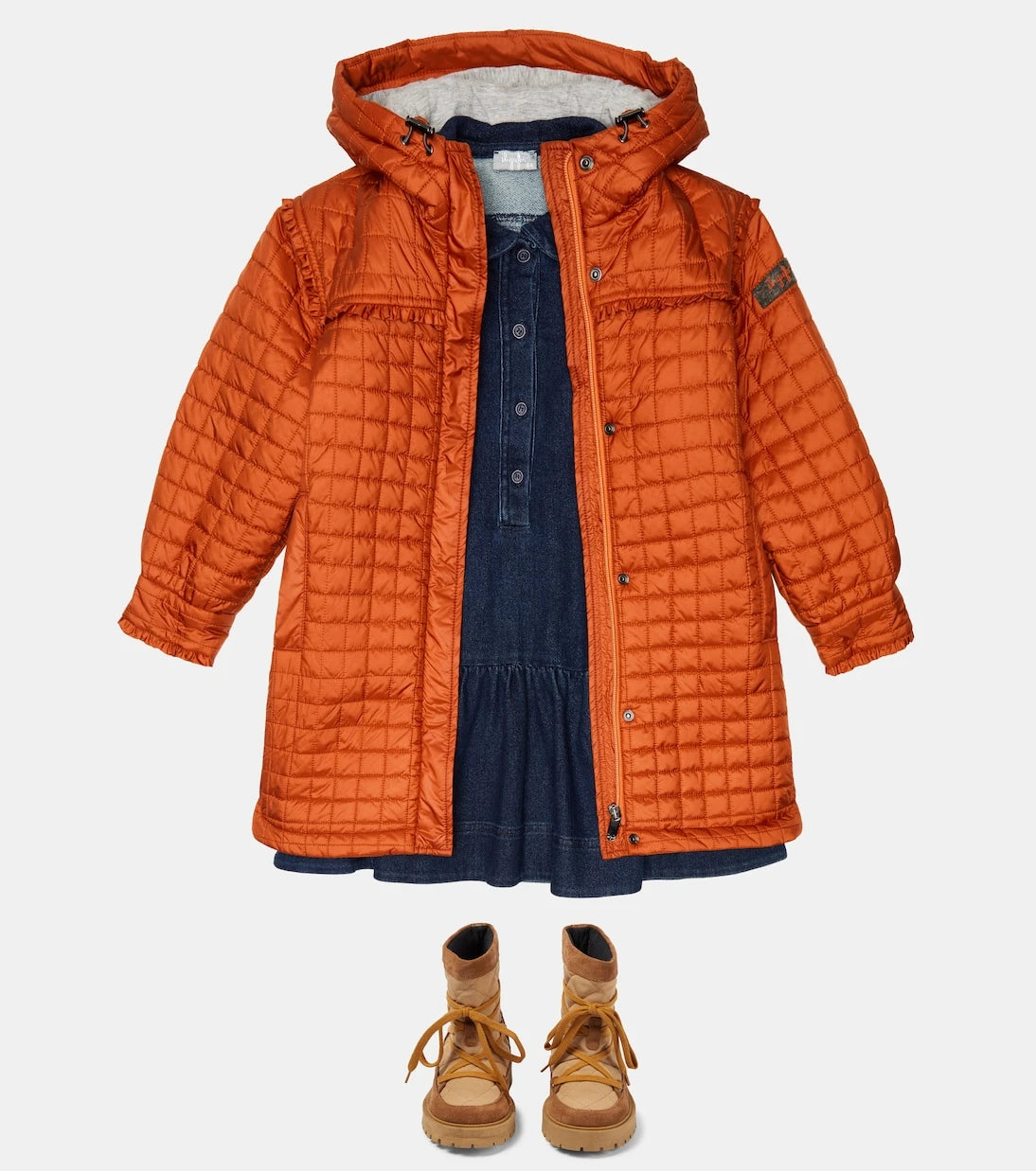 Il Gufo - Quilted padded coat