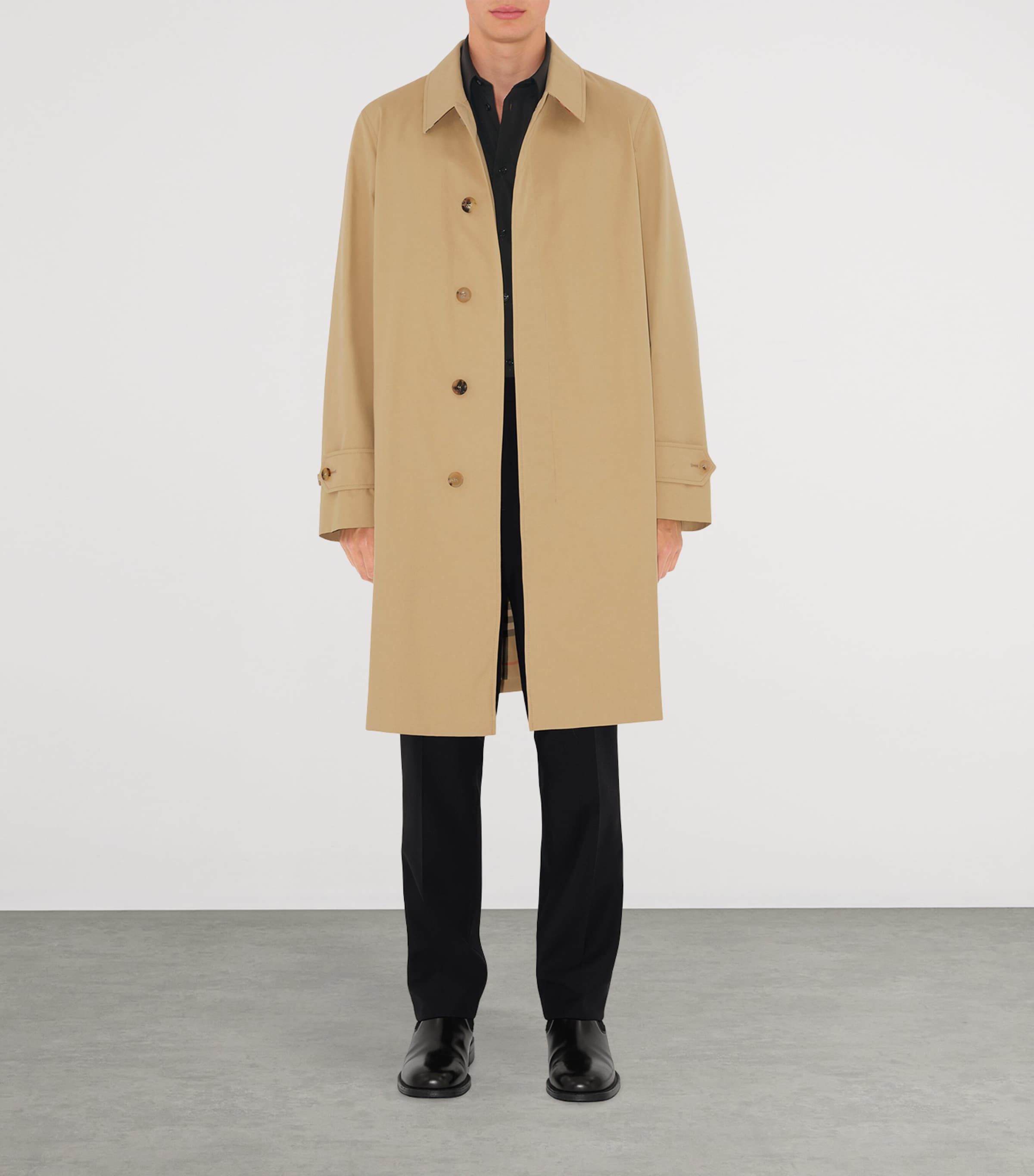 Cotton Gabardine Car Coat
