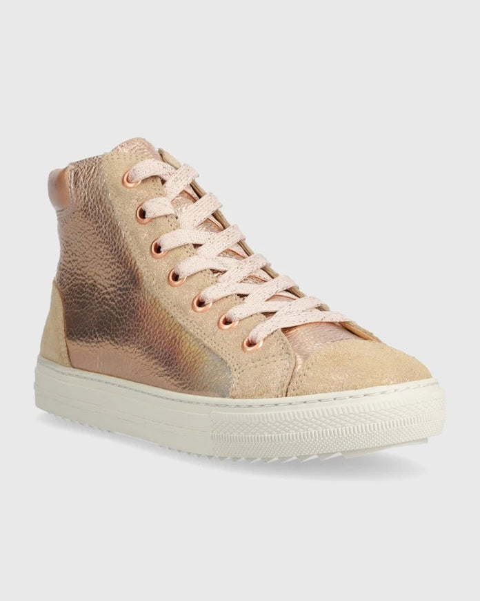 Pom D'api SWAG ZIP LACE Çocuk Deri Sneaker