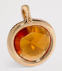 Yellow Gold and Citrine Sweetie Pendant Charm