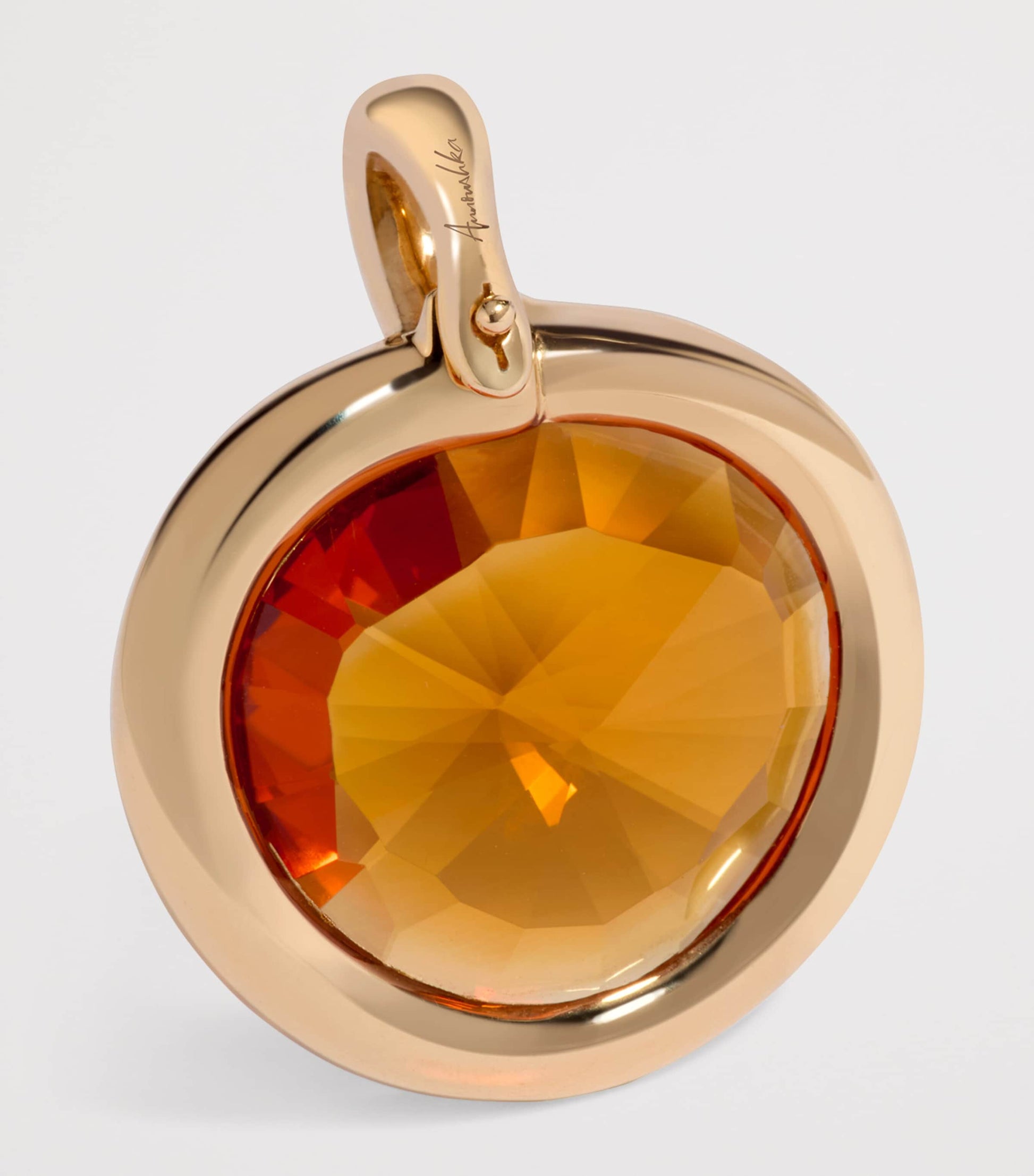 Yellow Gold and Citrine Sweetie Pendant Charm