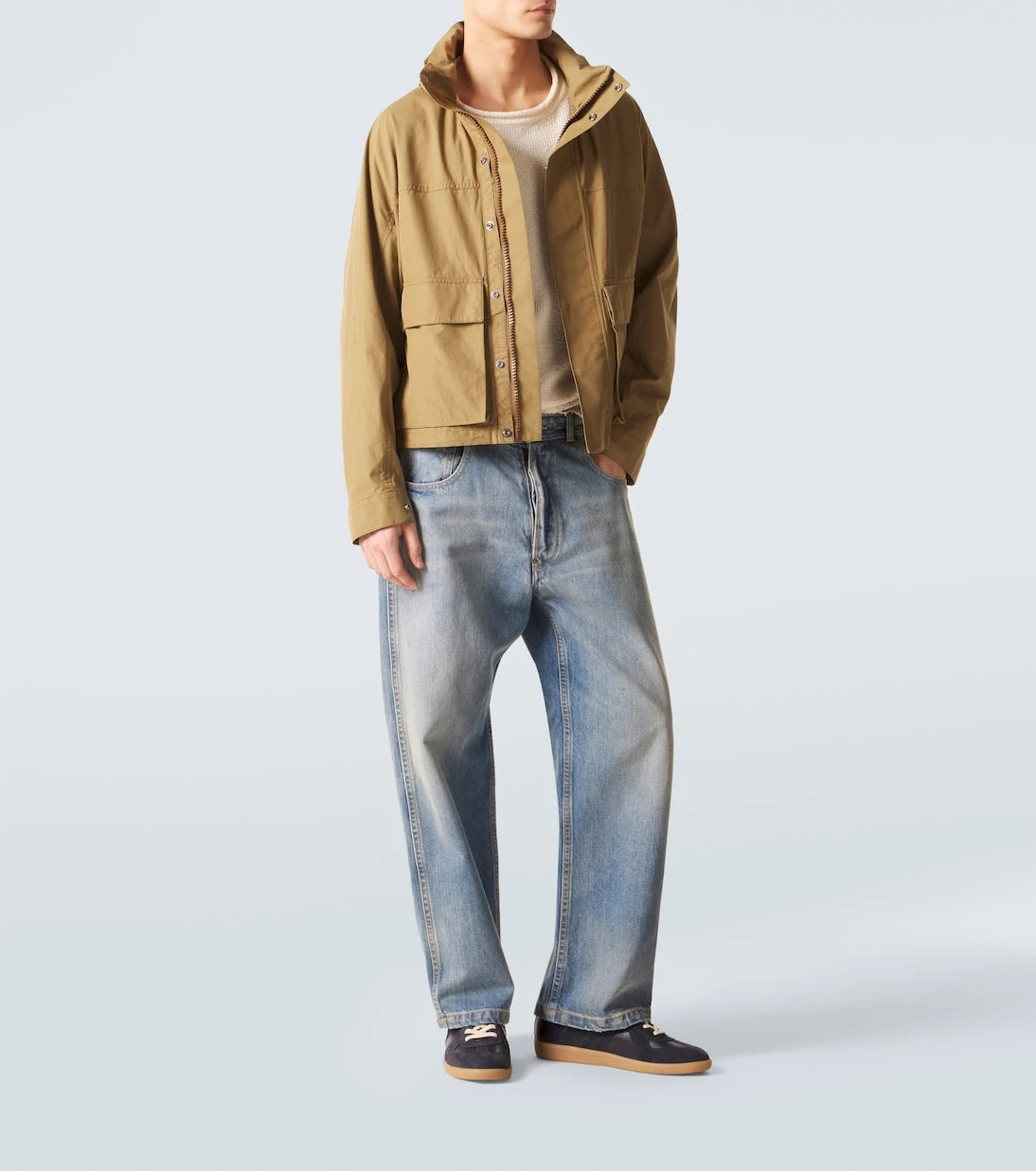 Maison Margiela - Replica suede and leather sneakers