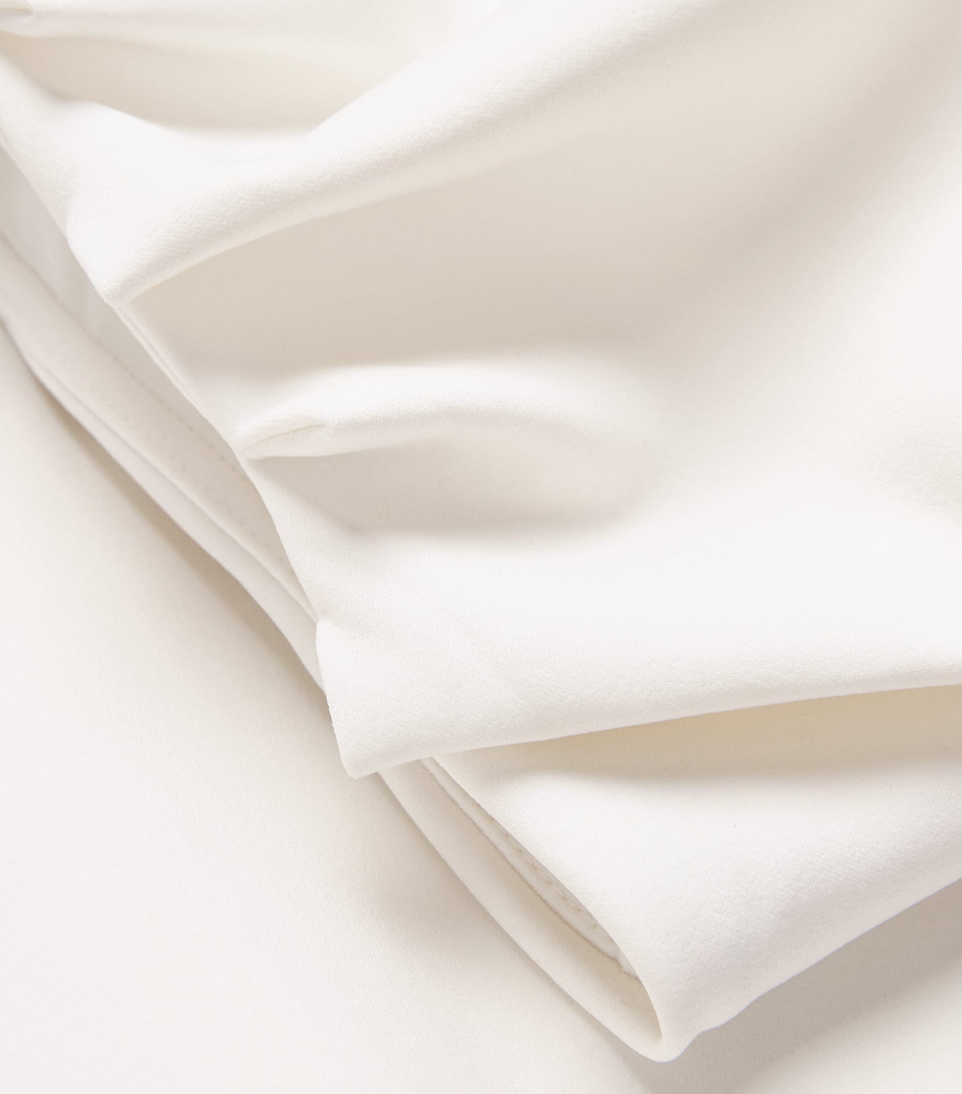 House Of Dagmar White Ruched Sleeveless Top