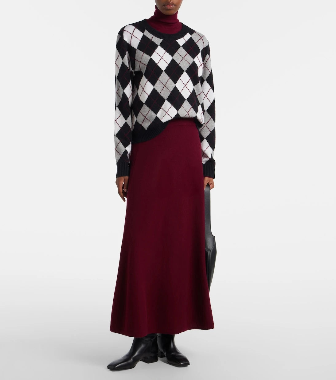Lisa Yang - Antoni argyle cashmere sweater
