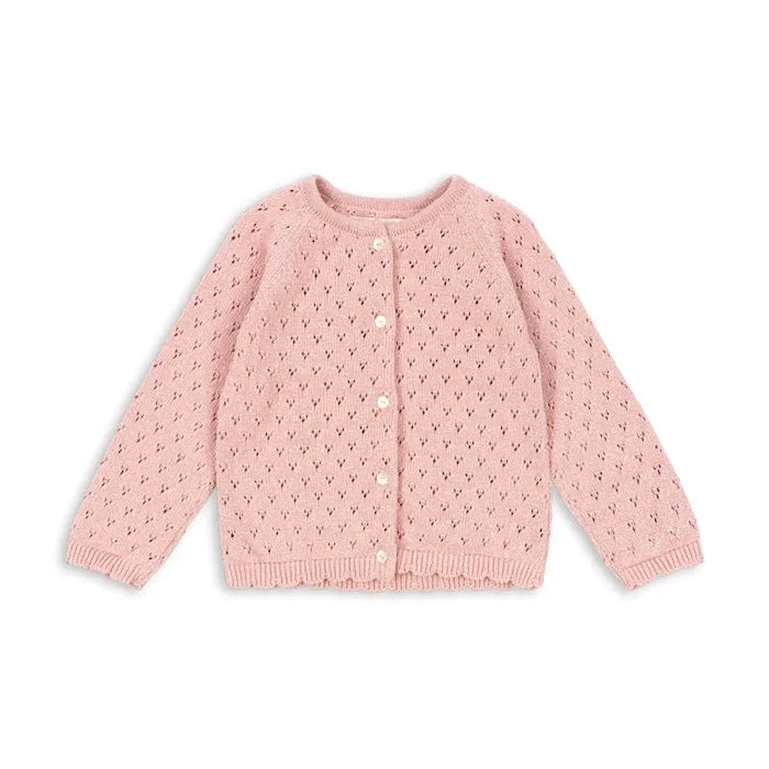 Konges Sløjd HANNAH CARDIGAN Pamuklu Çocuk Yeleği