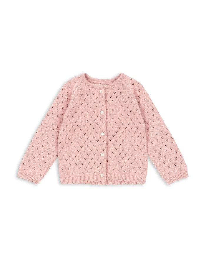 Konges Sløjd HANNAH CARDIGAN Pamuklu Çocuk Yeleği