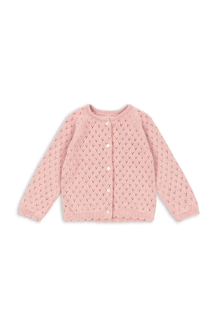 Konges Sløjd HANNAH CARDIGAN Pamuklu Çocuk Yeleği