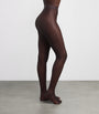 Wolford Brown Twenties Econyl Fishnet Tights