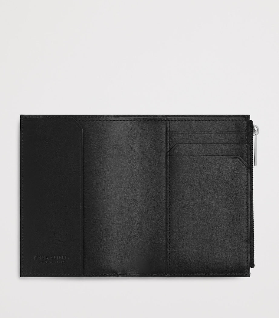 Leather Intrecciato Piccolo Passport Case