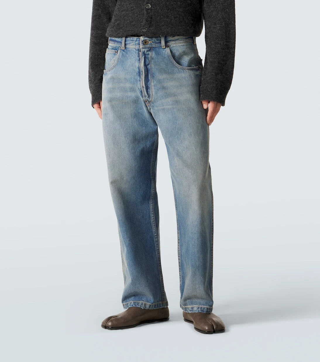 Maison Margiela - Cropped straight jeans