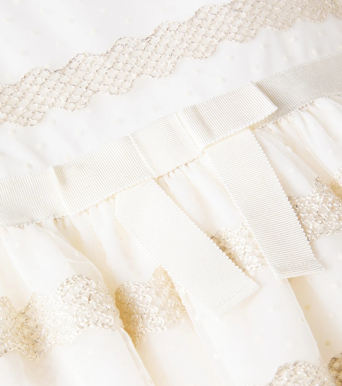 Patachou - Embroidered tulle dress