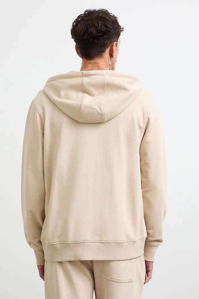Medicine fermuarlı ve kapüşonlu erkek pamuklu sweatshirt