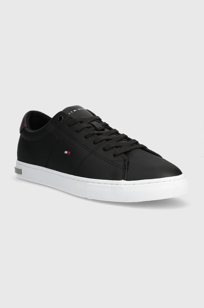 Tommy Hilfiger ESSENTIAL LEATHER DETAIL VULC Deri Spor Ayakkabı