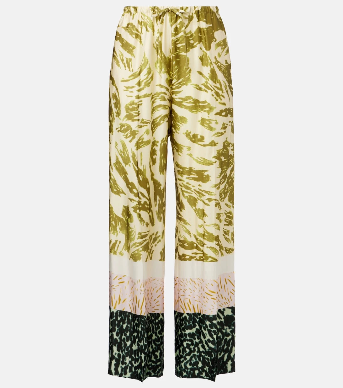 Dries Van Noten - Printed wide-leg pants