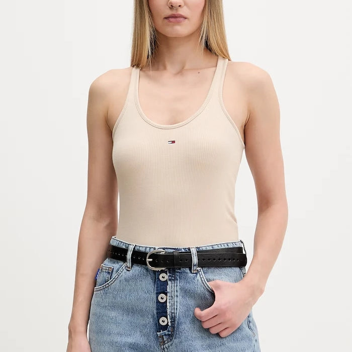 Tommy Jeans kadın pamuk elastan atlet