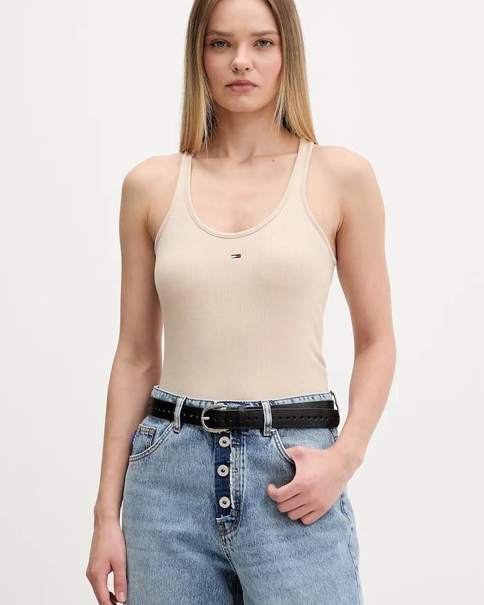 Tommy Jeans kadın pamuk elastan atlet