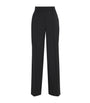 Weekend Max Mara Black Virgin Wool Wide-Leg Trousers