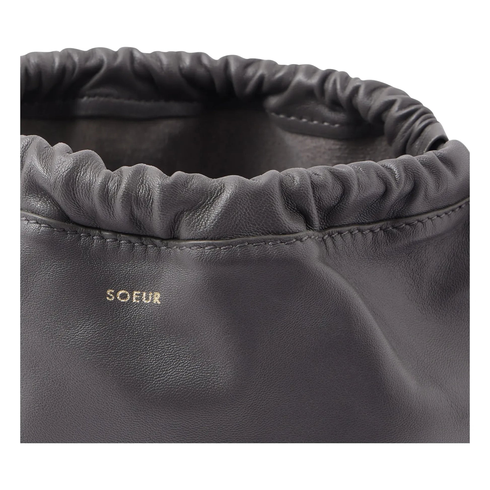 Soeur - Suzette Leather Bag | Charcoal grey