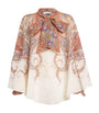 Ivory Ramie Paisley Rhiannon Blouse