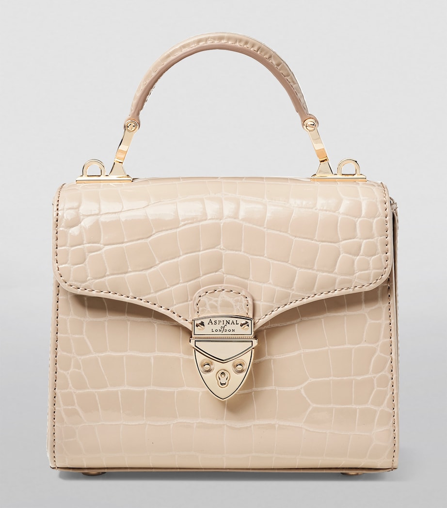 Aspinal Of London Neutral Mini Mayfair Top-Handle Bag