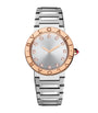 Stainless Steel and Rose Gold BVLGARI BVLGARI Watch 33mm