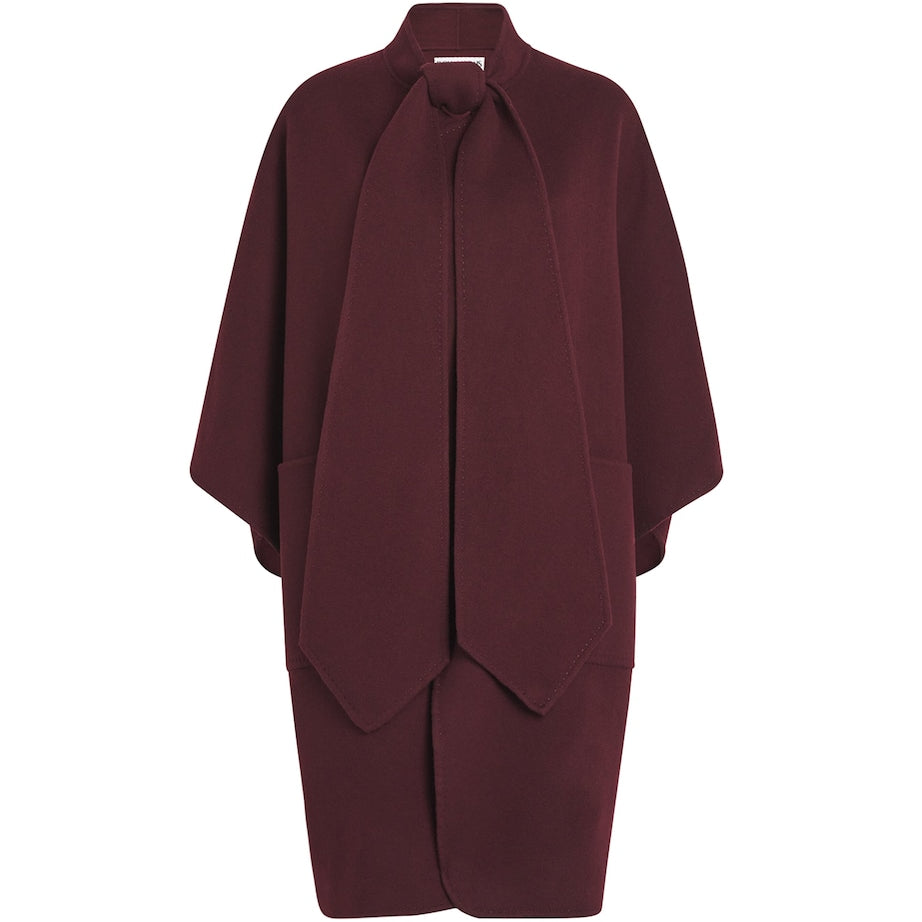 Wolk Morais Pink Cashmere Belleville Trench Coat