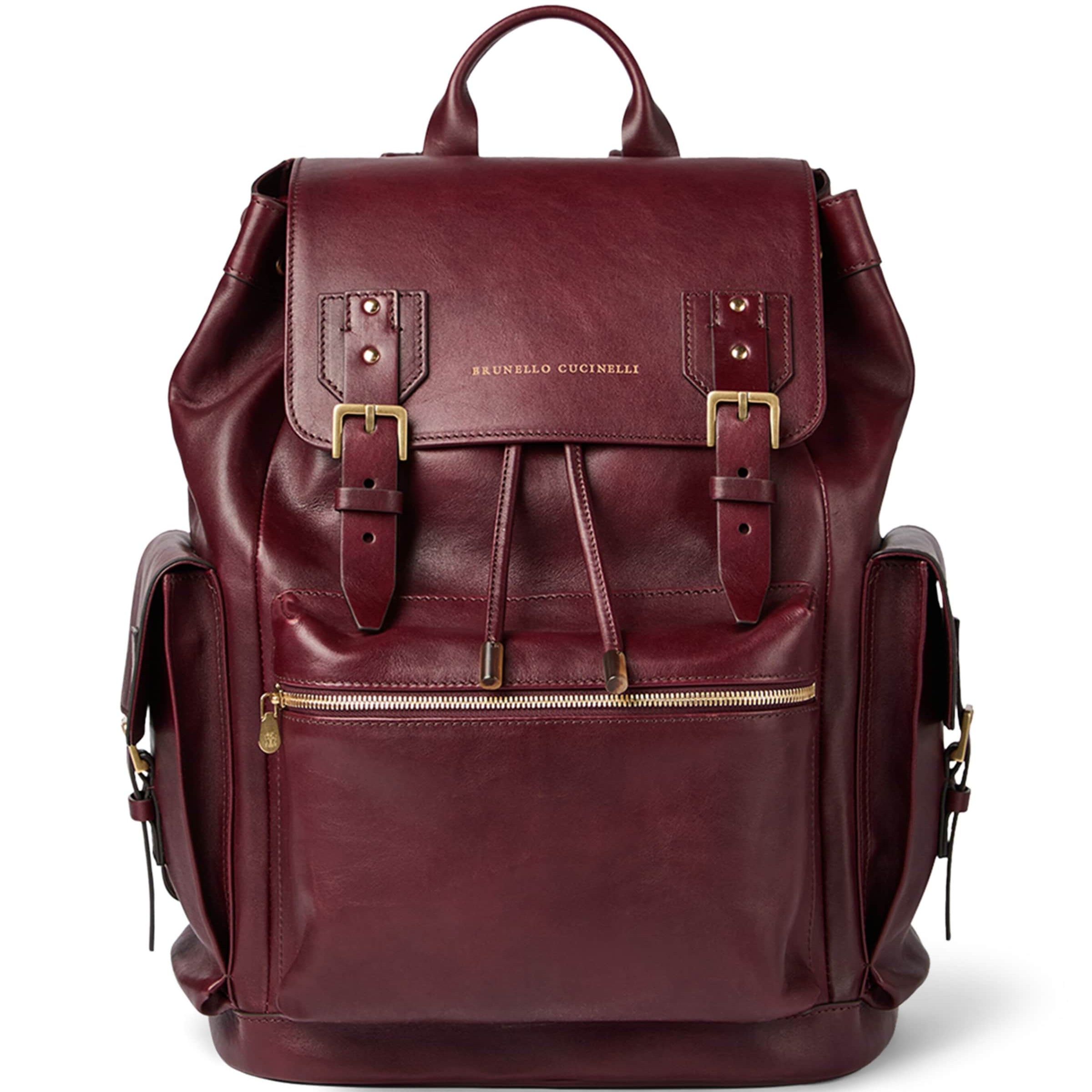 Brunello Cucinelli Leather City Backpack
