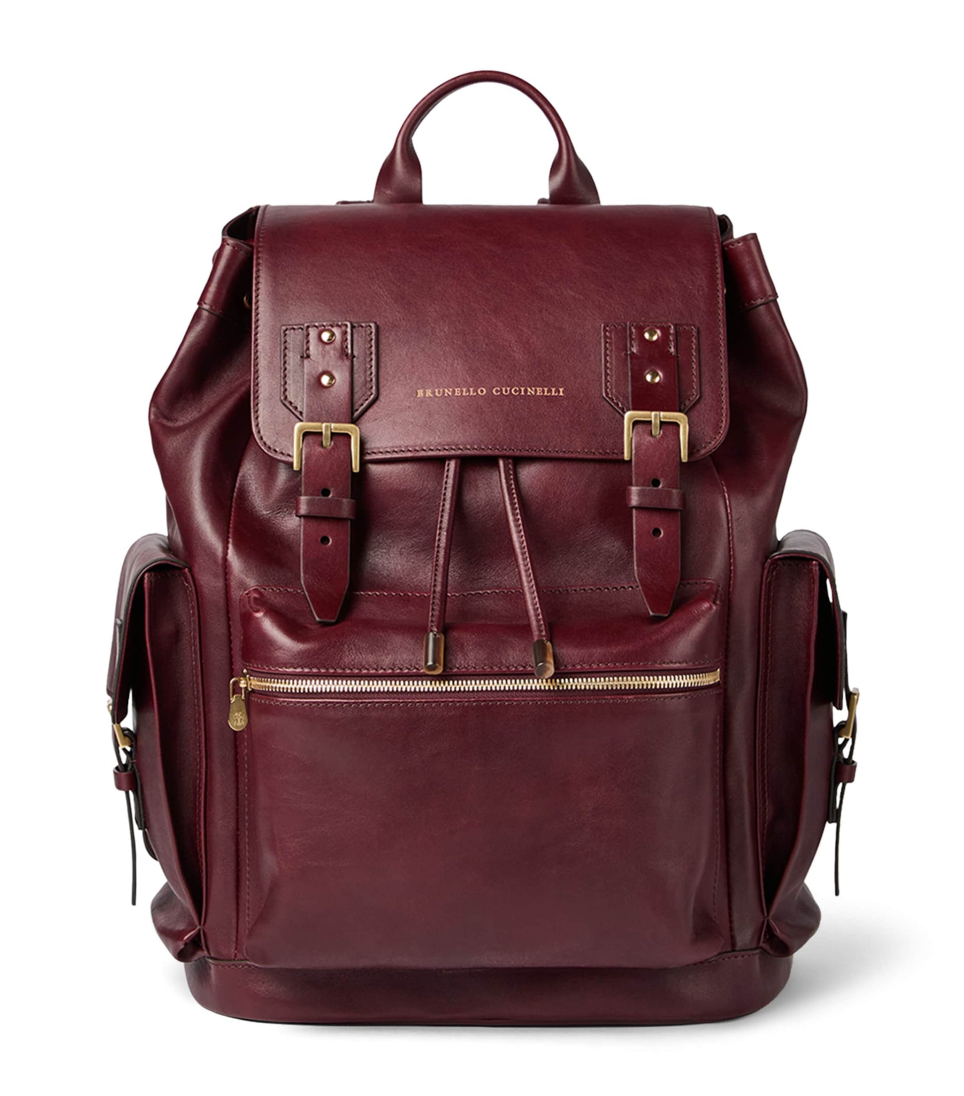 Brunello Cucinelli Leather City Backpack