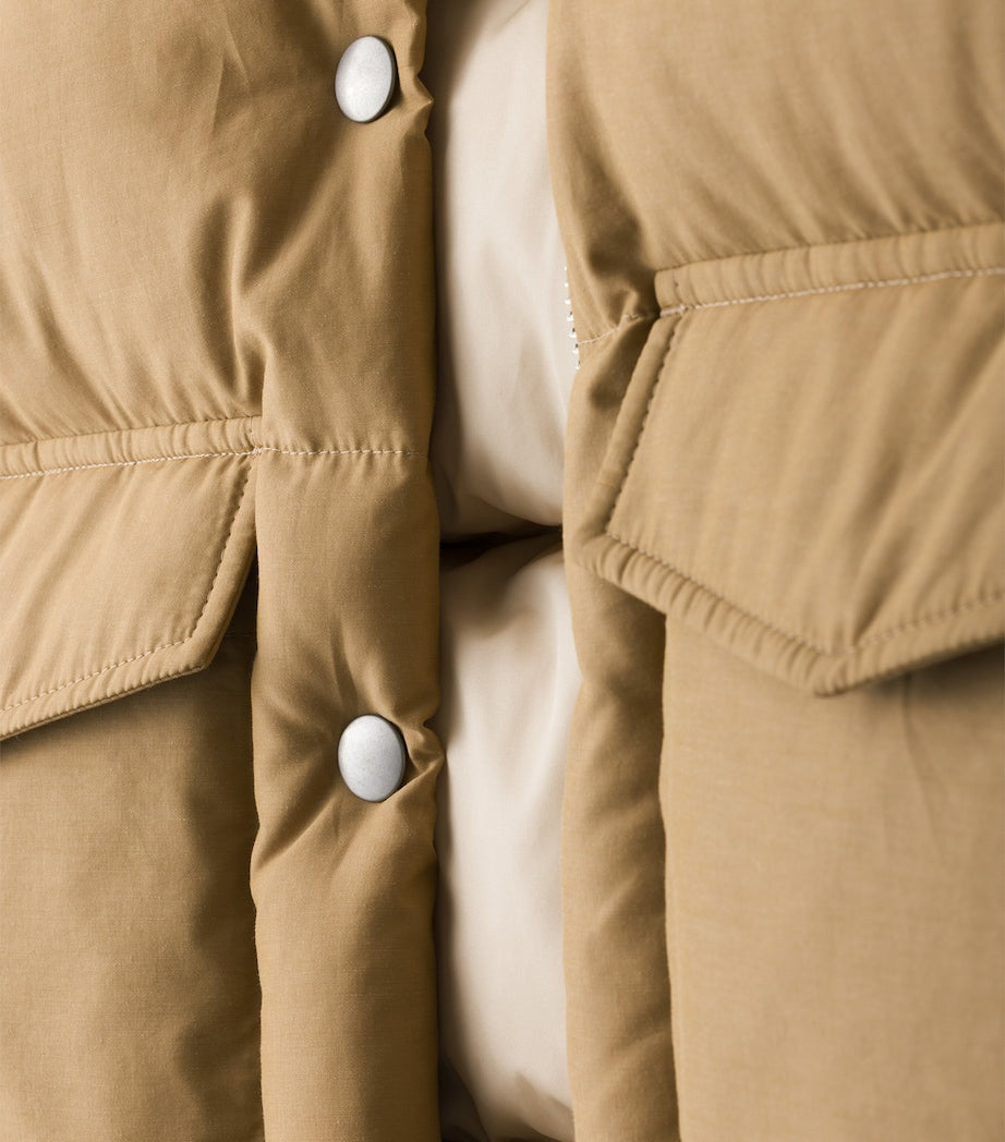 Prada Brown Down-Filled Technical Puffer Jacket