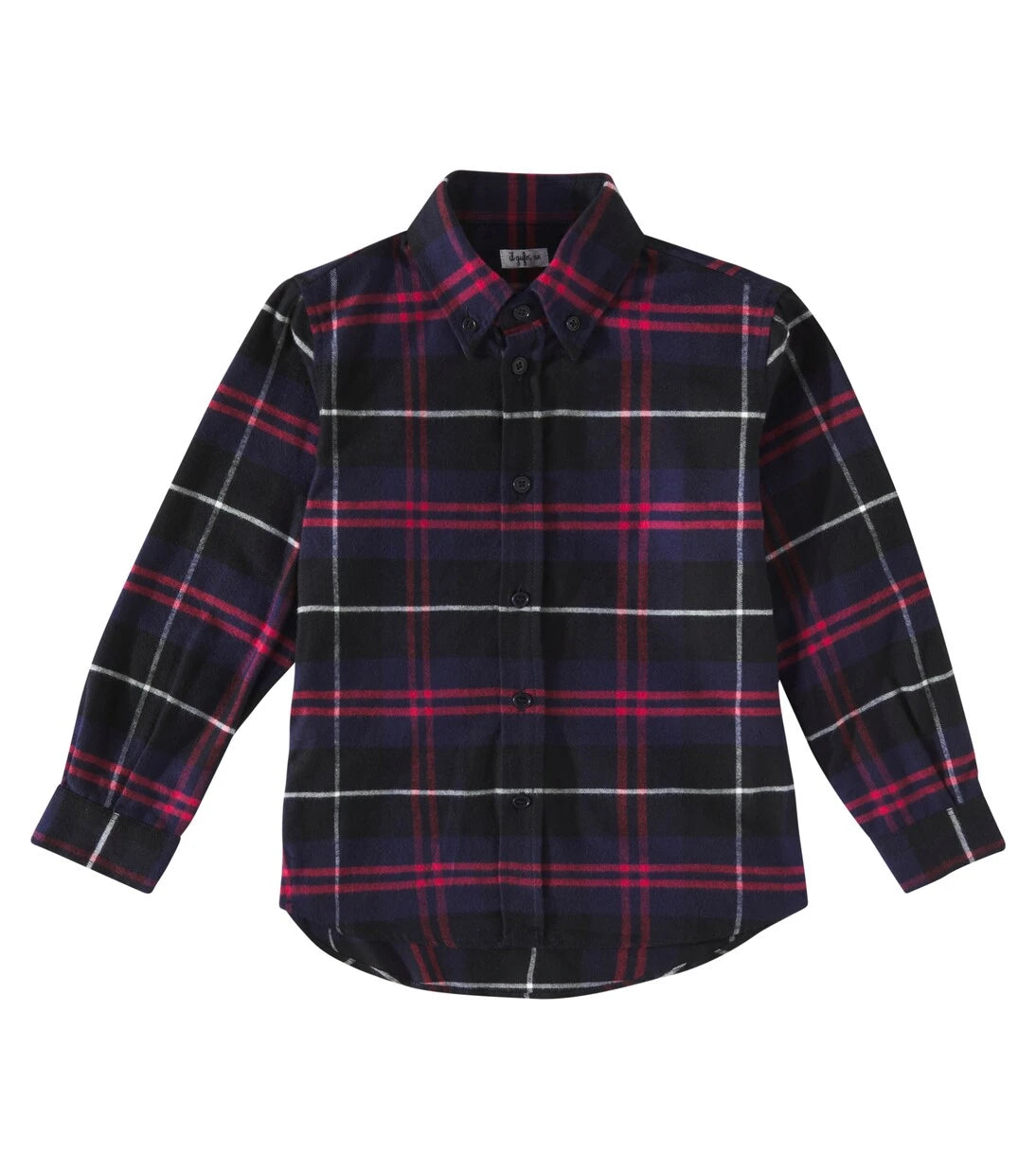 Il Gufo - Plaid cotton flannel shirt