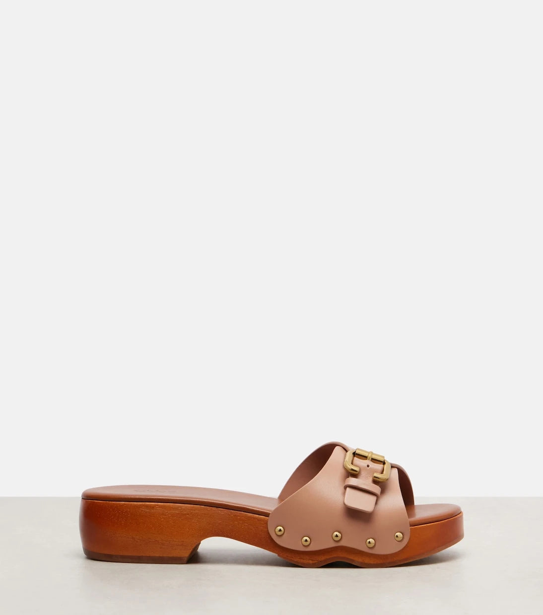 Chloé - Jeannette 40 embellished leather clogs